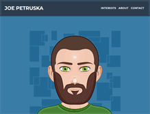 Tablet Screenshot of joepetruska.com